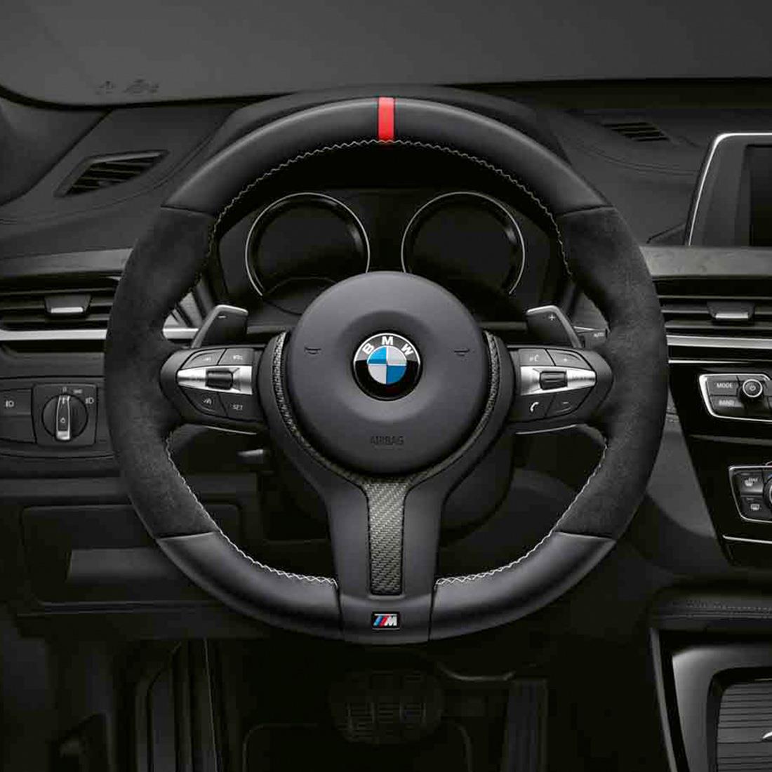 BMW M Performance Steering Wheel Cover in Alcantara/ Carbon Fiber